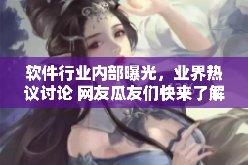 软件行业内部曝光，业界热议讨论 网友瓜友们快来了解最新爆料