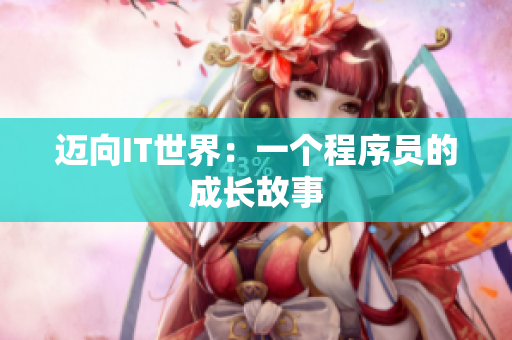迈向IT世界：一个程序员的成长故事