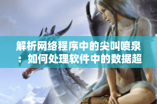 解析网络程序中的尖叫喷泉：如何处理软件中的数据超载问题