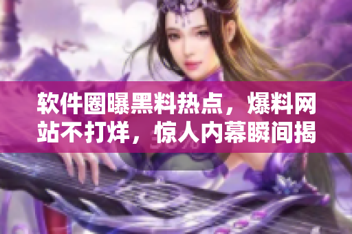 软件圈曝黑料热点，爆料网站不打烊，惊人内幕瞬间揭秘！
