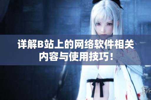 详解B站上的网络软件相关内容与使用技巧！