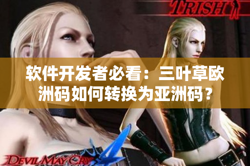 软件开发者必看：三叶草欧洲码如何转换为亚洲码？