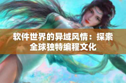 软件世界的异域风情：探索全球独特编程文化