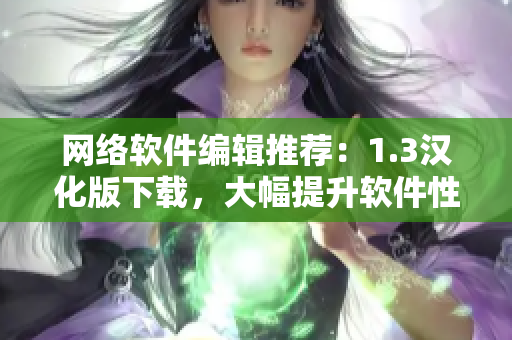 网络软件编辑推荐：1.3汉化版下载，大幅提升软件性能！
