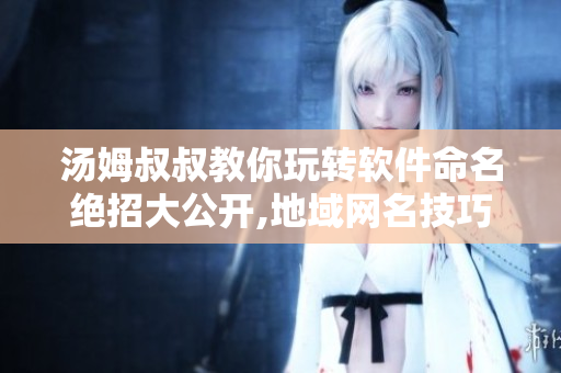 汤姆叔叔教你玩转软件命名绝招大公开,地域网名技巧大揭秘