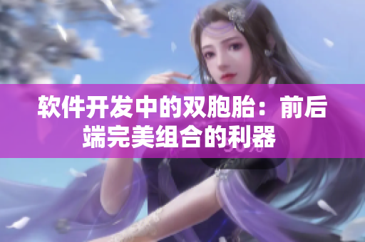软件开发中的双胞胎：前后端完美组合的利器 