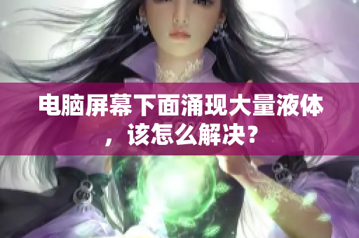 电脑屏幕下面涌现大量液体，该怎么解决？