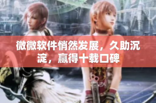 微微软件悄然发展，久助沉淀，赢得十载口碑