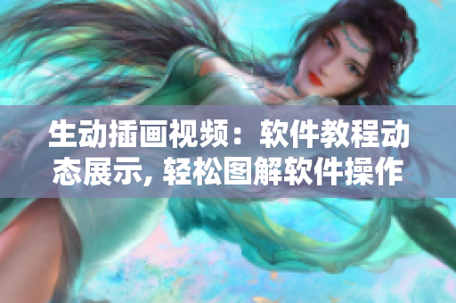 生动插画视频：软件教程动态展示, 轻松图解软件操作, 欢乐学习乐园