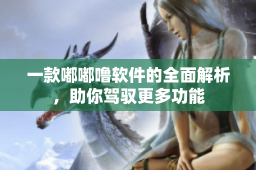 一款嘟嘟噜软件的全面解析，助你驾驭更多功能