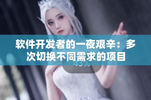 软件开发者的一夜艰辛：多次切换不同需求的项目