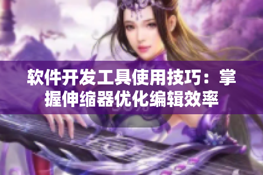 软件开发工具使用技巧：掌握伸缩器优化编辑效率