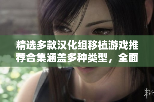 精选多款汉化组移植游戏推荐合集涵盖多种类型，全面介绍转制技术及游戏特色