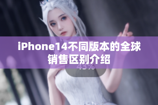 iPhone14不同版本的全球销售区别介绍
