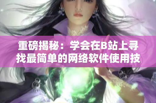 重磅揭秘：学会在B站上寻找最简单的网络软件使用技巧!