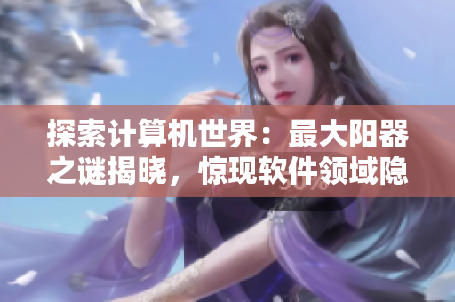 探索计算机世界：最大阳器之谜揭晓，惊现软件领域隐藏巨擘！