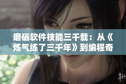 磨砺软件技能三千载：从《炼气练了三千年》到编程奇漫 屋