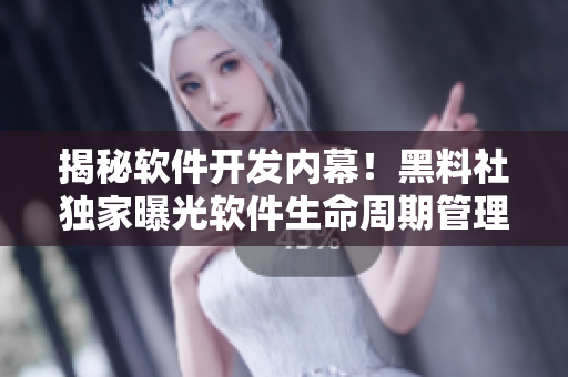 揭秘软件开发内幕！黑料社独家曝光软件生命周期管理神器