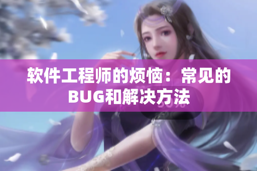 软件工程师的烦恼：常见的BUG和解决方法