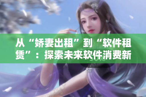 从“娇妻出租”到“软件租赁”：探索未来软件消费新形式