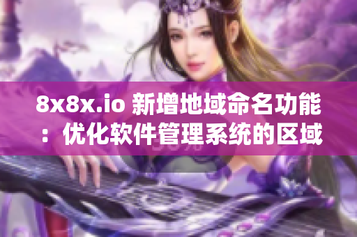 8x8x.io 新增地域命名功能：优化软件管理系统的区域命名