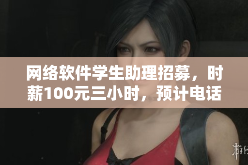 网络软件学生助理招募，时薪100元三小时，预计电话沟通时间约为3小时。