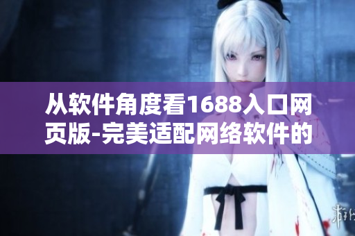从软件角度看1688入口网页版-完美适配网络软件的采购利器