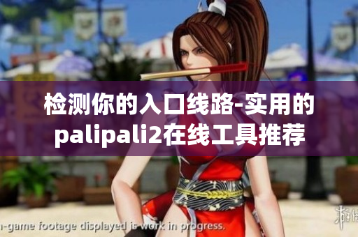 检测你的入口线路-实用的palipali2在线工具推荐