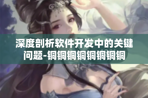 深度剖析软件开发中的关键问题-铜铜铜铜铜铜铜铜