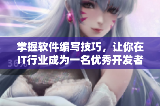 掌握软件编写技巧，让你在IT行业成为一名优秀开发者