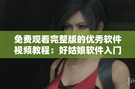 免费观看完整版的优秀软件视频教程：好姑娘软件入门指南