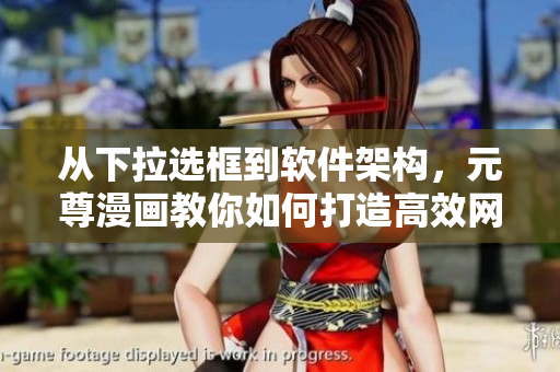 从下拉选框到软件架构，元尊漫画教你如何打造高效网络应用！