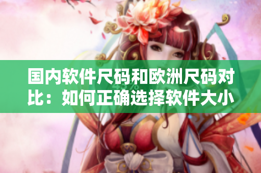 国内软件尺码和欧洲尺码对比：如何正确选择软件大小？