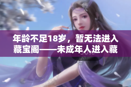 年龄不足18岁，暂无法进入藏宝阁——未成年人进入藏宝阁问题的解决方案