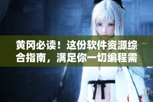 黄冈必读！这份软件资源综合指南，满足你一切编程需求