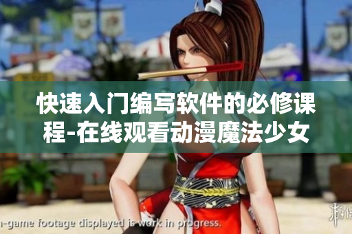 快速入门编写软件的必修课程-在线观看动漫魔法少女