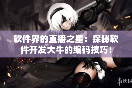 软件界的直播之星：探秘软件开发大牛的编码技巧！