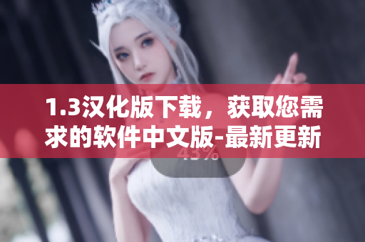 1.3汉化版下载，获取您需求的软件中文版-最新更新！