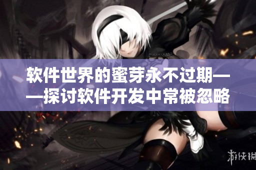 软件世界的蜜芽永不过期——探讨软件开发中常被忽略的细节问题