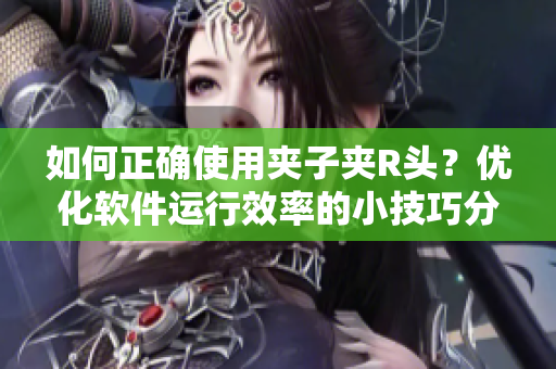 如何正确使用夹子夹R头？优化软件运行效率的小技巧分享