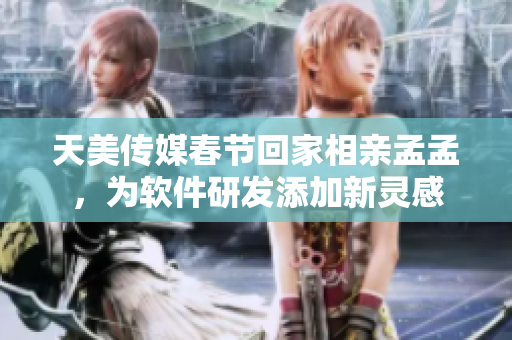 天美传媒春节回家相亲孟孟，为软件研发添加新灵感