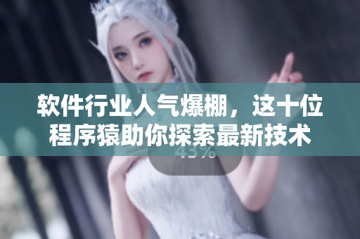 软件行业人气爆棚，这十位程序猿助你探索最新技术