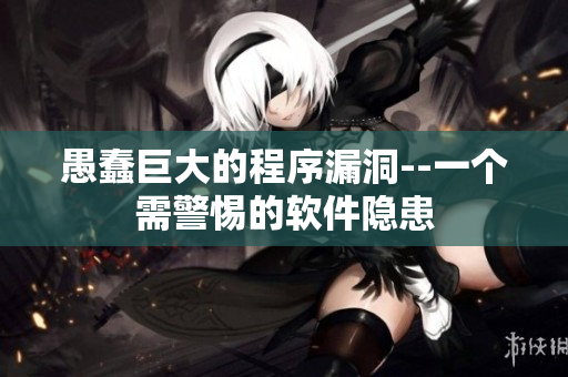 愚蠢巨大的程序漏洞--一个需警惕的软件隐患