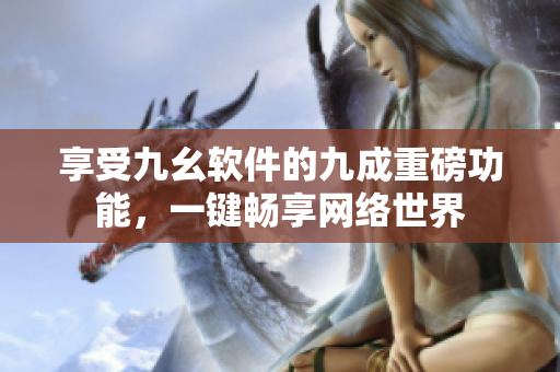 享受九幺软件的九成重磅功能，一键畅享网络世界
