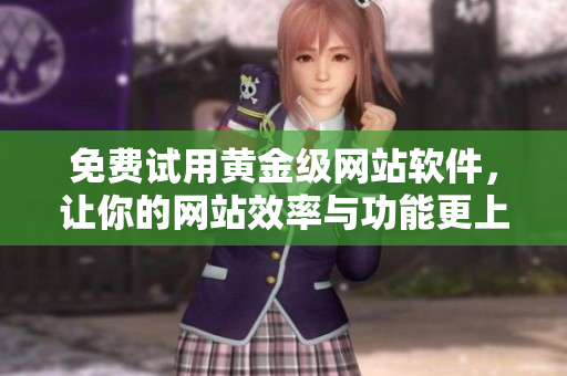 免费试用黄金级网站软件，让你的网站效率与功能更上一层楼！