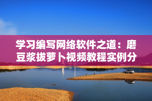 学习编写网络软件之道：磨豆浆拔萝卜视频教程实例分析