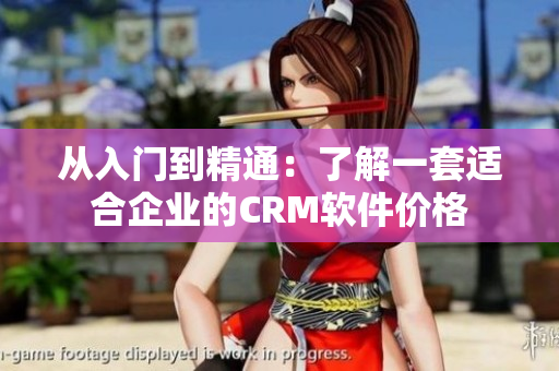 从入门到精通：了解一套适合企业的CRM软件价格
