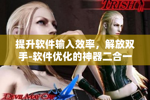 提升软件输入效率，解放双手-软件优化的神器二合一子母被
