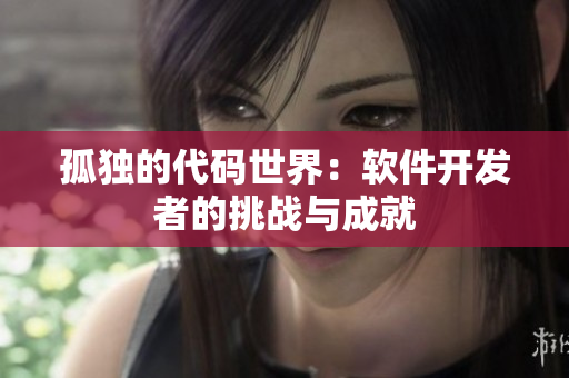 孤独的代码世界：软件开发者的挑战与成就