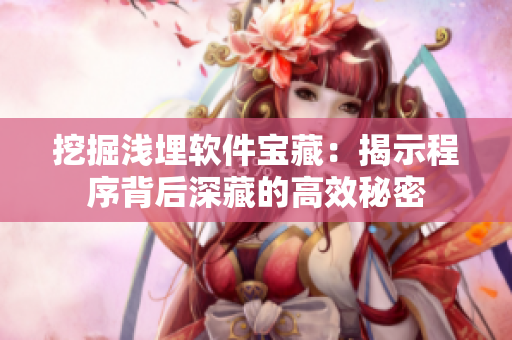 挖掘浅埋软件宝藏：揭示程序背后深藏的高效秘密
